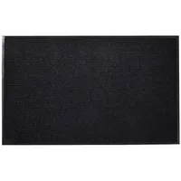 Melns durvju paklājs Pvc 120 x 180 cm