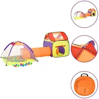 rotaļu telts, krāsaina, 338X123X111 cm