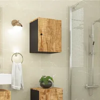 vannasistabas sienas skapītis, 38X33X48 cm, mango masīvkoks