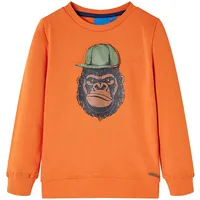 Bērnu džemperis, tumši oranžs, 128