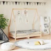 bērnu gultas rāmis, priedes masīvkoks, 70X140 cm