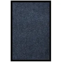 durvju paklājs, svītrains, zils, 80X120 cm