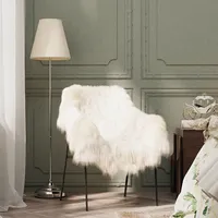 krēsla pārsegs, Islandes aitāda, krēmkrāsas, 70X110 cm