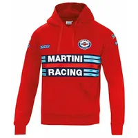 Vīriešu Sporta Krekls ar Kapuci Sparco Martini Racing Sarkans