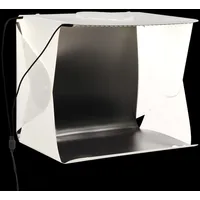 fotostudijas Led gaismas kaste, saliekama, 40X34X37 cm, balta