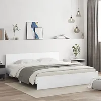 gultas rāmis ar galvgali, balts, 180X200 cm