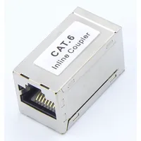 Cat6 Cat5E Ekranēts inline savienotājs-adapteris  2Xrj45 Stp Ftp