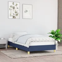 gultas rāmis, zils, 90X200 cm, audums