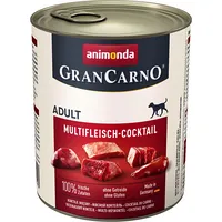 Animonda Grancarno multi meat cocktail Beef, Chicken, Game, Heart, Turkey Adult 800 g 4017721827393