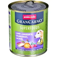 Animonda Grancarno Superfoods flavor lamb, amaranth, cranberry, salmon oil - 800G can 4017721824415