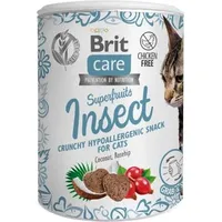 Brit Care Cat Snack Superfruits Insect - cat treat 100 g 8595602555703