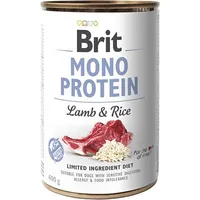 Brit Mono Protein Wet dog food Lamb with rice 400 g 8595602555352