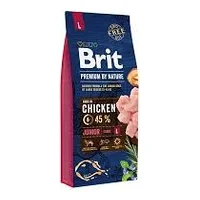 Brit Premium by Nature Junior L - dry dog food Chicken 15 kg 8595602526437