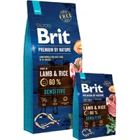 Brit Premium by Nature Sensitive Lamb Dry dog food Lamb, Rice 3 kg 8595602526628
