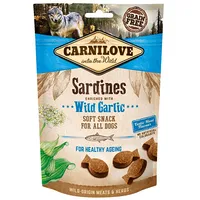 Carnilove Semi Moist Snack Sardines Enriched With Wild Garlic - Dog treat with sardines and garlic 