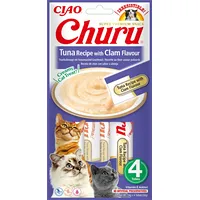 Inaba Churu Tuna with clam flavour - cat treats 4X14 g 8859387701855