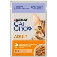 Purina Nestle Cat Chow Adult Gij Lamb  Green Beans Jelly - wet cat food 85 g