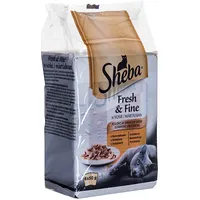 Sheba Fresh  Fine Mini Poultry Dishes in Sauce 6 x 50G