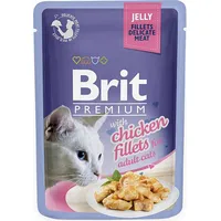 Brit Premium Chicken Fillets in Jelly - wet cat food 85G 8595602518463
