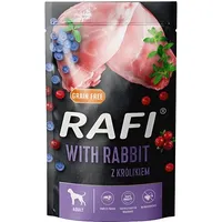 Dolina Noteci Rafi Rabbit, blueberry, cranberry - wet dog food 500G 5902921305286