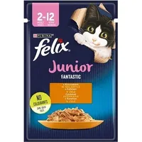 Purina Nestle Felix Fanstastic Junior - wet cat food 85 g 
