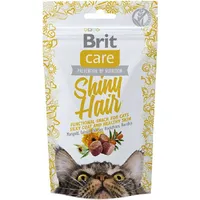 Brit Care Cat Snack Shiny Hair - cat treat 50 g 8595602521388