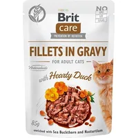 Brit Care Fillets in Gravy duck fillets sauce - wet cat food 85 g 8595602540518