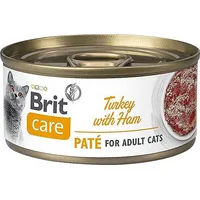 Brit Care Turkey with Ham Pate - wet cat food 70G 8595602545490