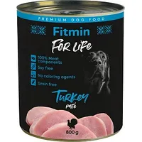 Fitmin for Life Turkey Pate - Wet dog food 800 g 8595237033034