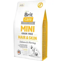 Brit Care Mini HairSkin SalmonHerring - dry dog food 2 kg 