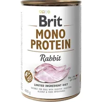 Brit Mono Protein Rabbit - wet dog food 400 g 8595602555376