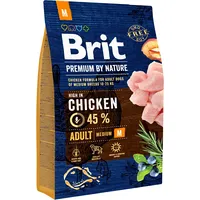Brit Premium by Nature Adult M - dry dog food Chicken 8 kg 8595602526369
