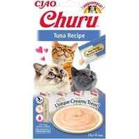 Inaba Churu Tuna Recipe - cat treats 4X14 g 8859387700674
