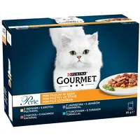Purina Nestle Gourmet Perle Duck, turkey, lamb, tuna - wet cat food 12X85 g 