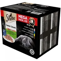 Sheba duck/chicken/salmon/tuna sauce tray - wet cat food 32X85 g 