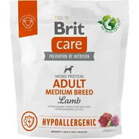 Brit Care Hypoallergenic Adult Medium Breed Lamb - dry dog food 1 kg 8595602559039