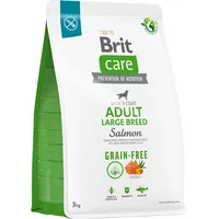 Brit Dry food for adult dogs, large breeds - Care Grain-Free Adult Salmon- 3 kg 8595602558902