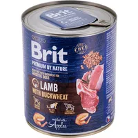 Brit Premium by Nature Lamb with Buckwheat - Wet dog food 800 g 