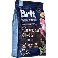 Brit Premium by Nature Light - dry dog food 3 kg 8595602526581
