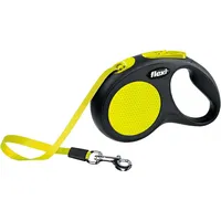 Flexi New Neon 5 m Black, Yellow Dog Retractable lead 4000498023518