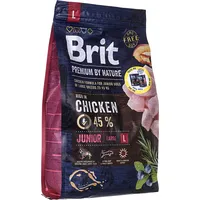 Brit Premium by Nature Junior L - Dry dog food Chicken 3 kg 8595602526420