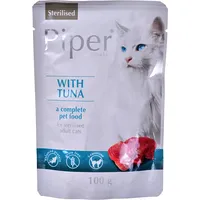 Dolina Noteci Piper Animals Sterilised with tuna - wet food for sterilised cats 100G 5902921302070