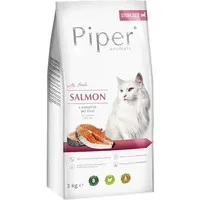 Dolina Noteci Piper Animals with salmon - Dry Cat Food 3 kg 5902921304197