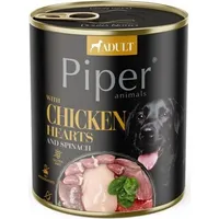 Dolina Noteci Piper Chicken hearts with spinach - Wet dog food 800 g 