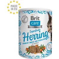Brit Care Cat Snack Superfruits Herring - cat treat 100 g 8595602555710