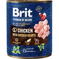 Brit Premium by Nature Chicken with hearts - Wet dog food 800 g 104-100953