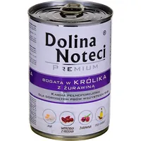 Dolina Noteci Premium Rich in rabbit and cranberry - wet dog food 400 g 5902921300793