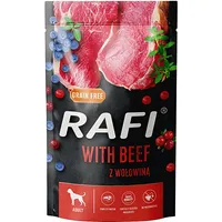 Dolina Noteci Rafi Dog wet food with blueberries and beef - 500G 5902921305262