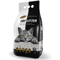 Hilton Bentonite with activated carbon White - cat litter 5 l 