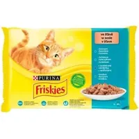 Purina Nestle Friskies Fish Mix - wet cat food 4X 85 g 7613036987974